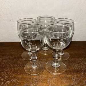 Cocktail Cordials Wine Decorative Stem Glasses